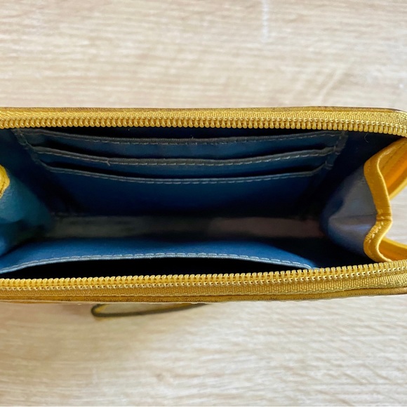 Yellow Coach Wristlet - Picture 2 of 3